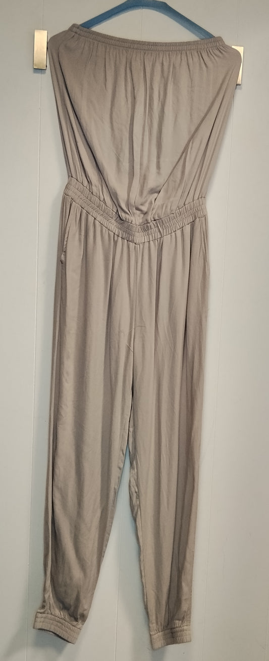 Tuta Intera Donna Yamamay Beige Effetto Satinato Taglia M