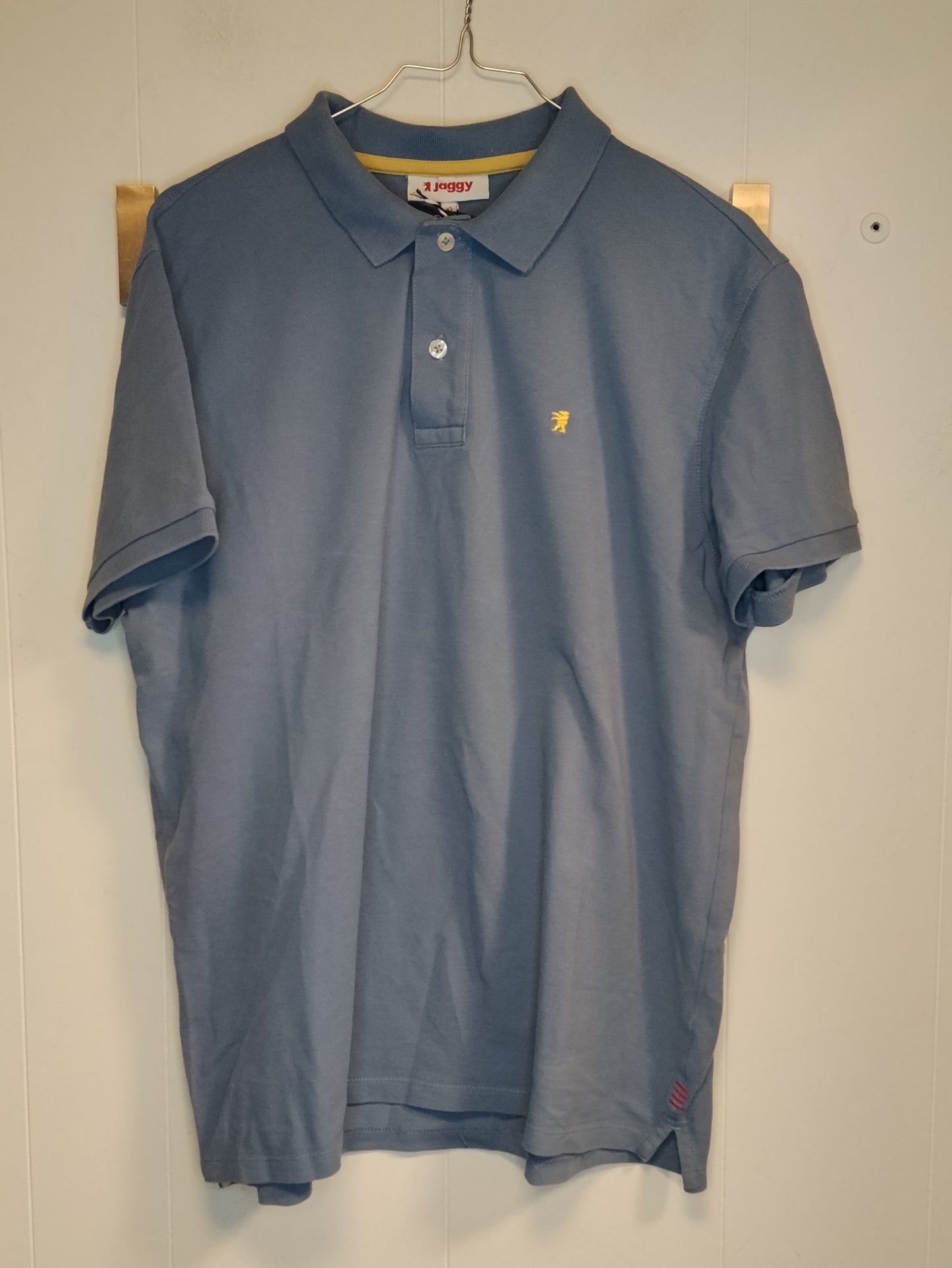 Polo Uomo Jaggy Azzurra Cotone Taglia XL