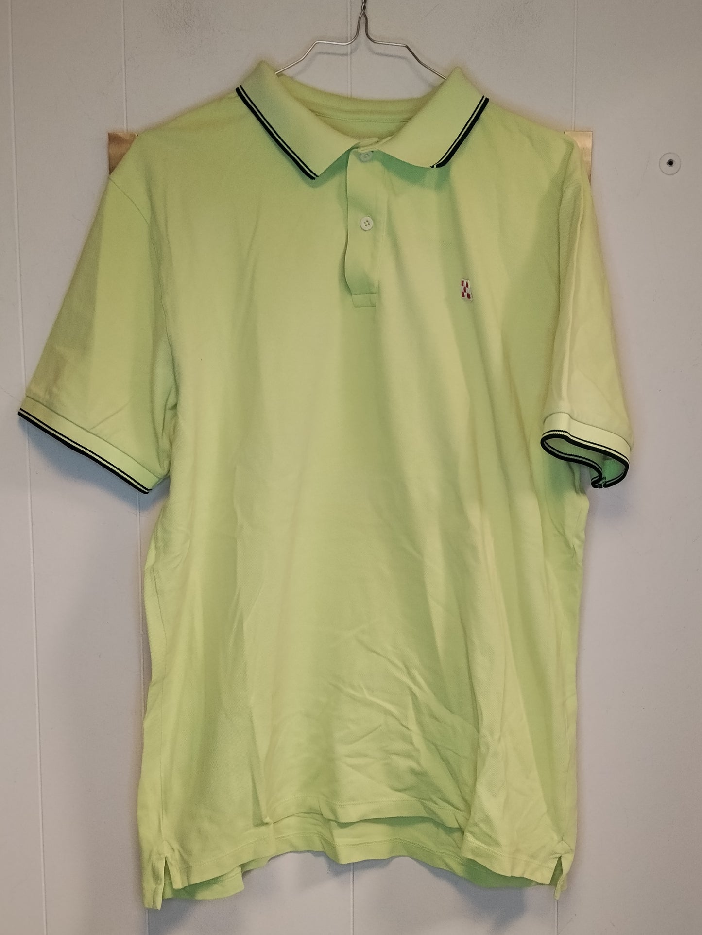 Polo Saint Barth Uomo Verde Fluo Taglia XL