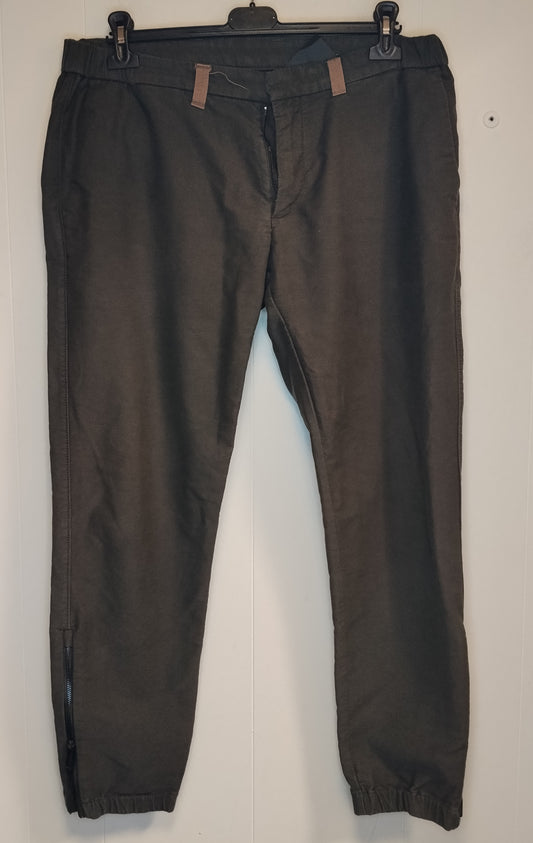Pantaloni Jogger Emporio Armani Uomo Grigio Scuro Taglia 52