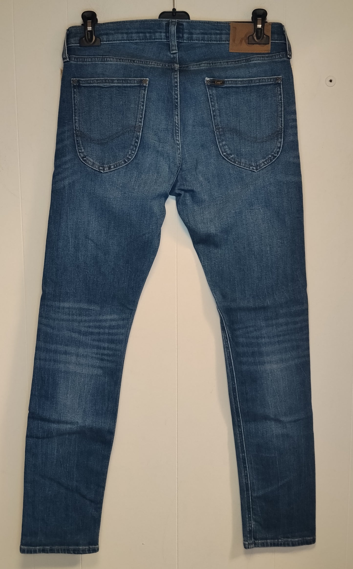 Jeans Lee Uomo Denim Chiaro Slim Fit Taglia 46