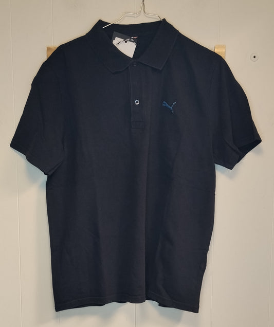 Polo Uomo Puma Blu Navy Taglia L Manica Corta