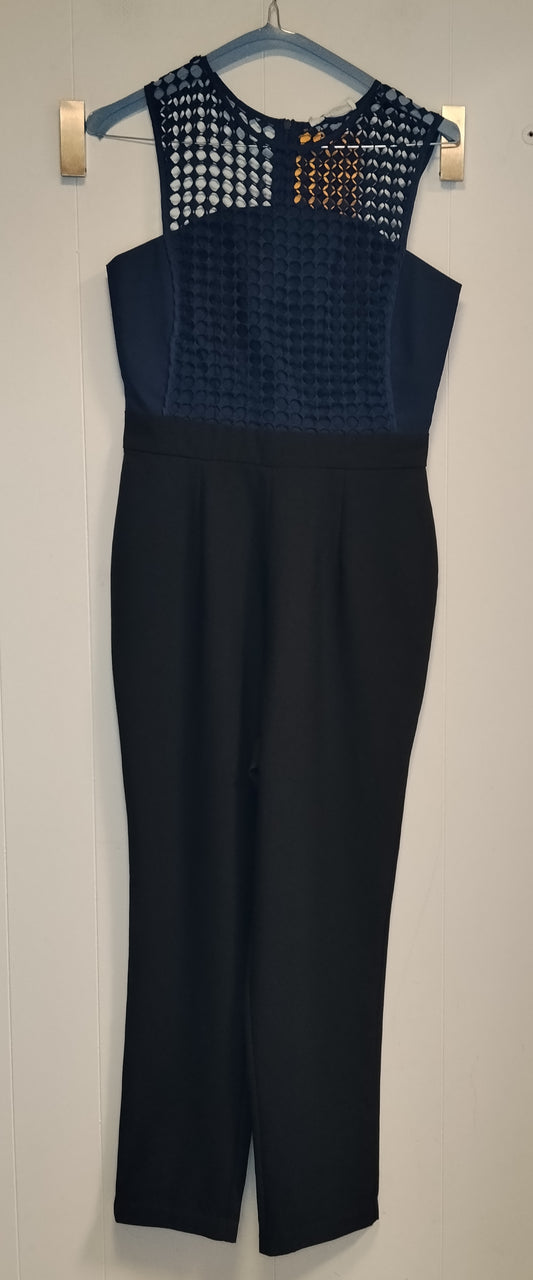 Tuta Donna One & One Blu Navy Elegante Taglia M