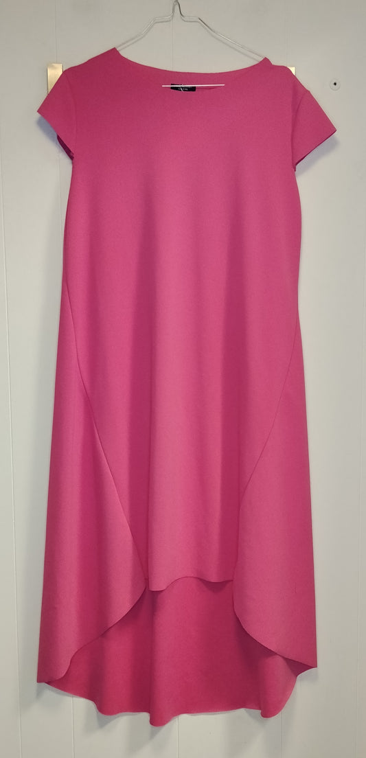 Vestito Donna Fucsia Asimmetrico Pittarello Taglia L
