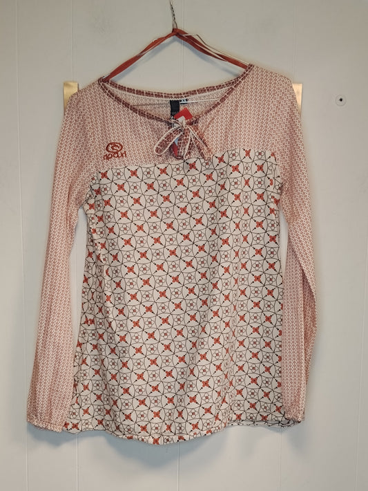 Maglia Donna Rip Curl Fantasia Geometrica Taglia XS Manica Lunga Casual