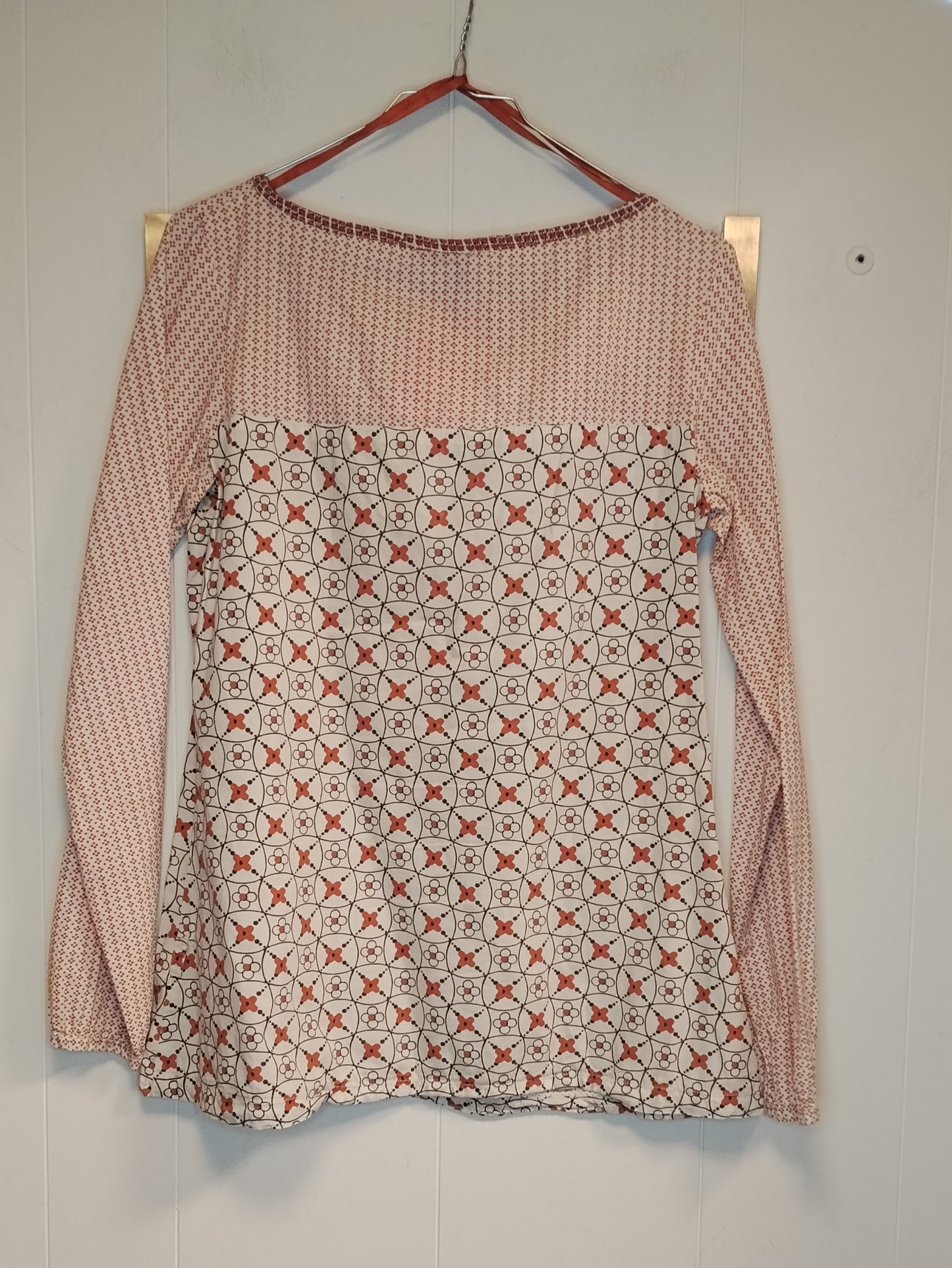 Maglia Donna Rip Curl Fantasia Geometrica Taglia XS Manica Lunga Casual