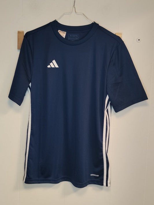 Maglia Adidas Aeroready Ragazzo Blu Navy Taglia 15-16 Anni Nuova con Cartellino