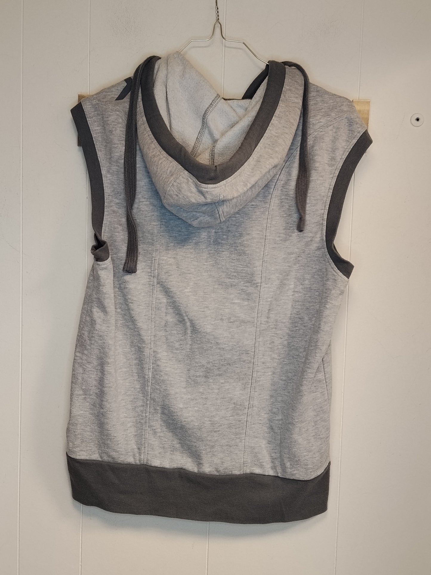 Felpa Smanicata Uomo Decathlon Boxing Grigia con Cappuccio Taglia S Unisex