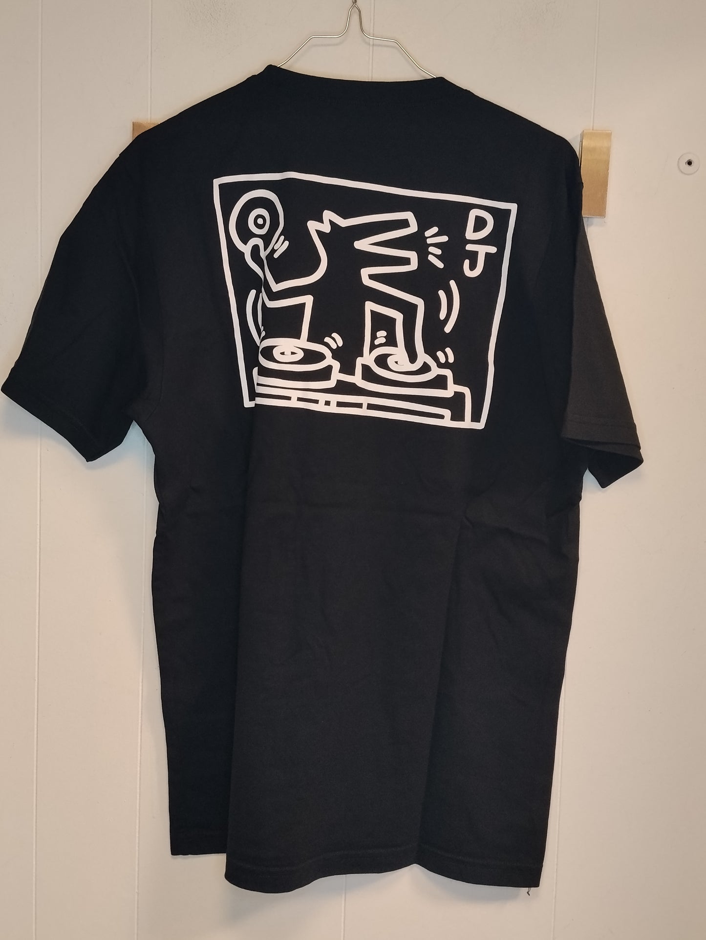 T-Shirt Keith Haring Nera Uomo Taglia M Stampa Iconica Graphic Tee