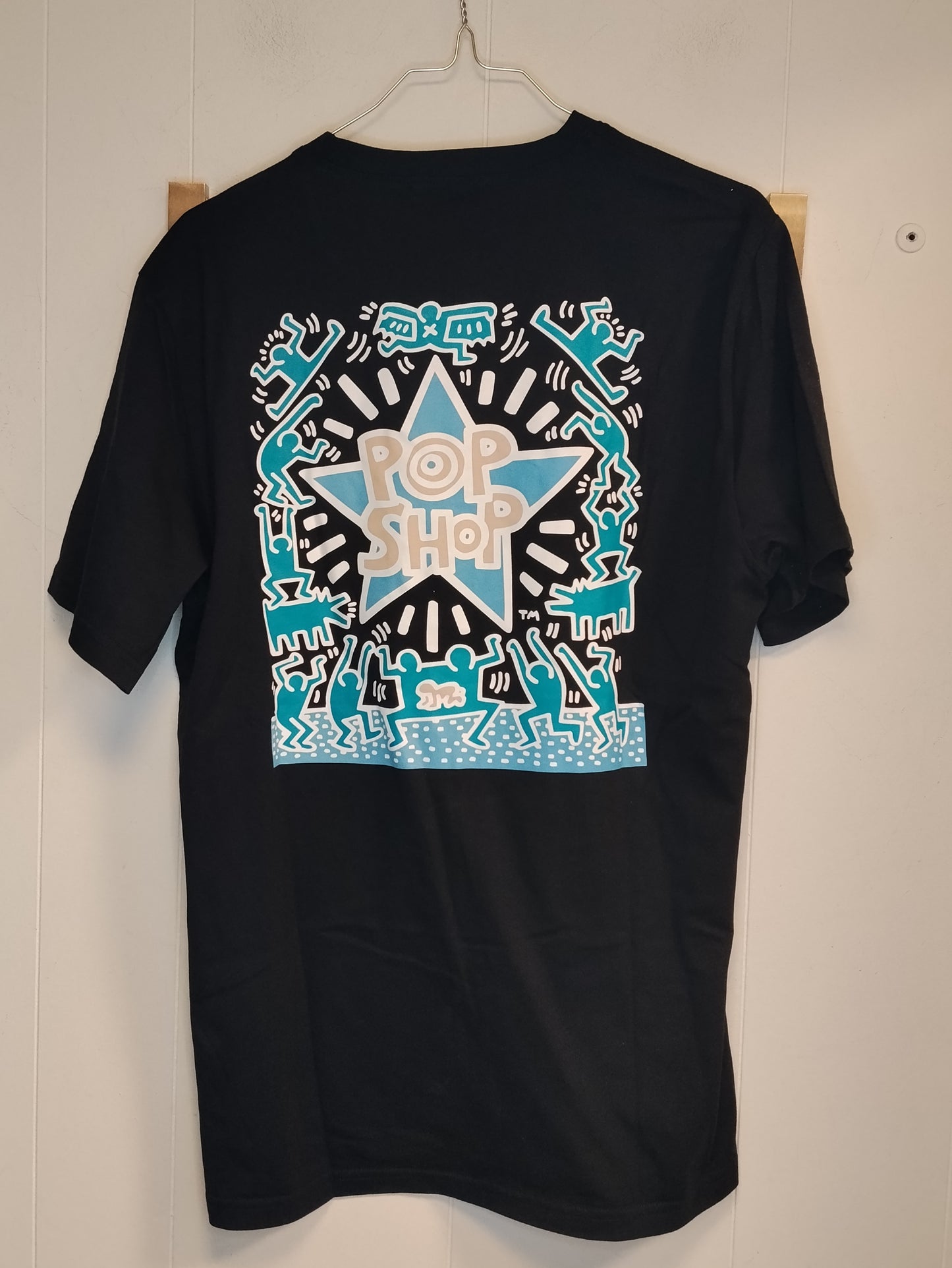 T-Shirt Keith Haring Nera Uomo Taglia M Stampa Iconica Graphic Tee