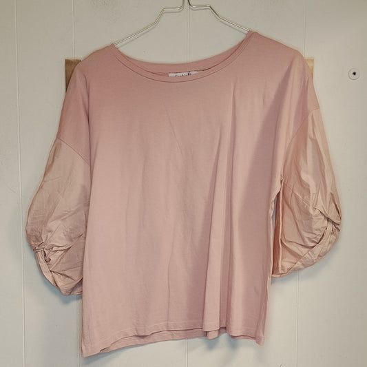 Maglia Conbipel Rosa Donna Taglia S con Maniche a Palloncino Elegante Casual