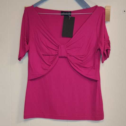 Maglia Luisa Spagnoli Donna Fucsia Taglia M Elegante Made in Italy