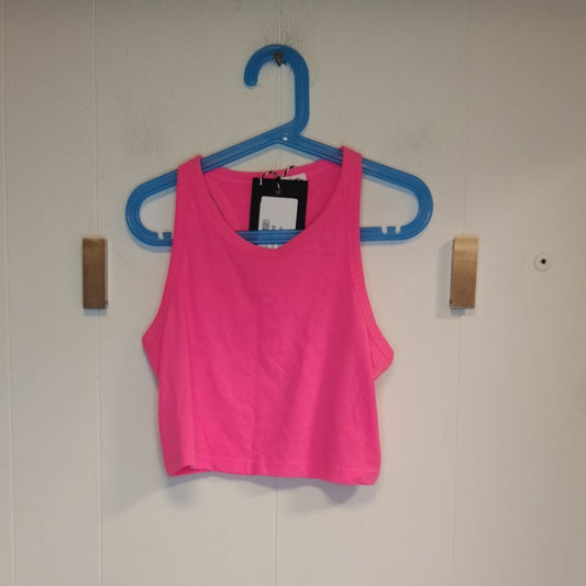Top Bambina Terranova Rosa Fluo Taglia 12-13 Anni Crop Top Estivo Casual