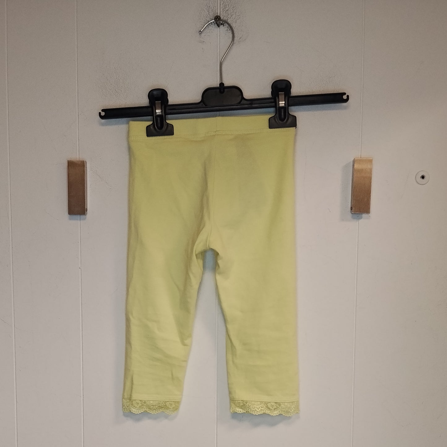 Leggings Bambina Kiki & Koko Giallo Pastello Taglia 4 Anni 98 cm con Pizzo