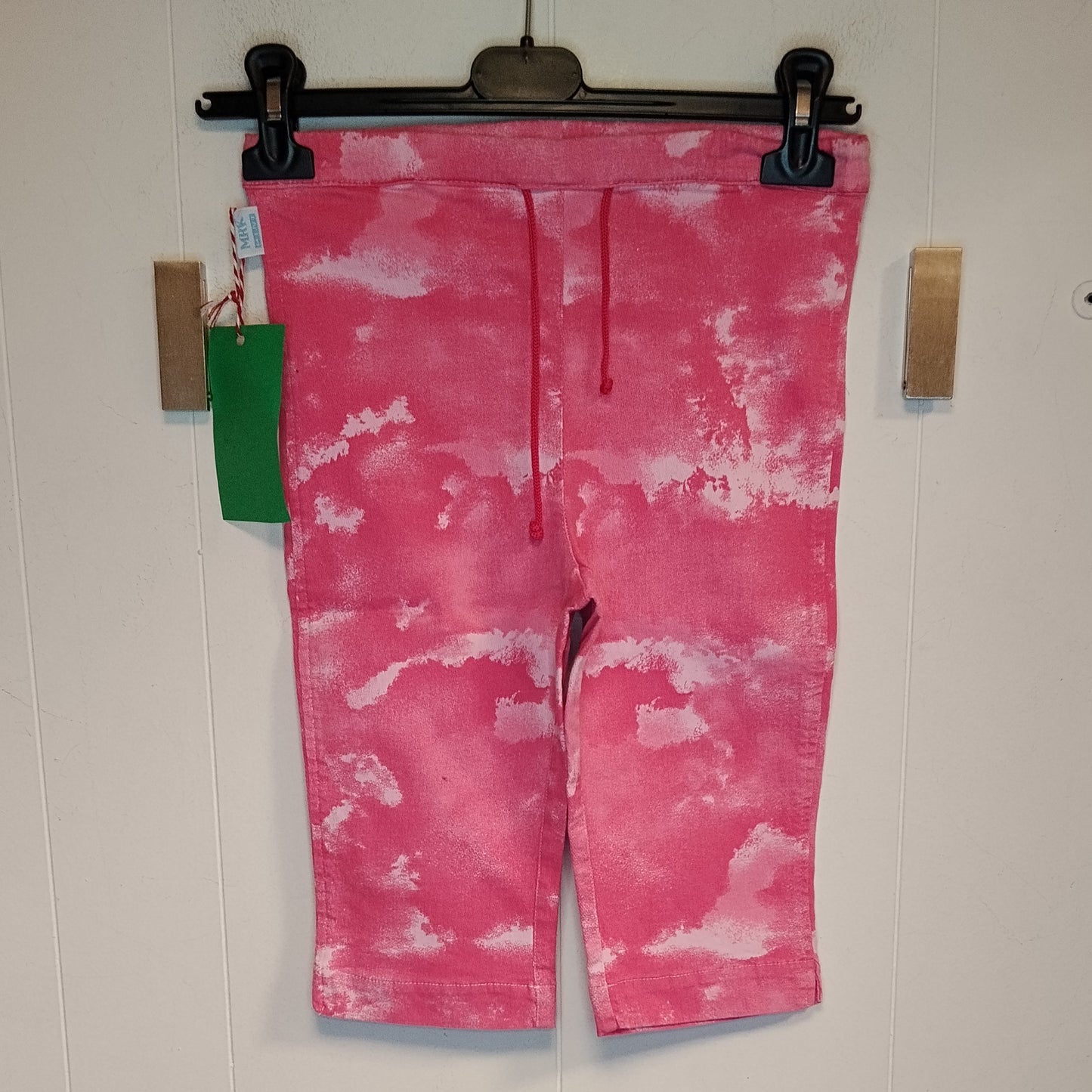 Leggings Bambina MRK Mini Rosa Fantasia Taglia 5 Anni 110 cm