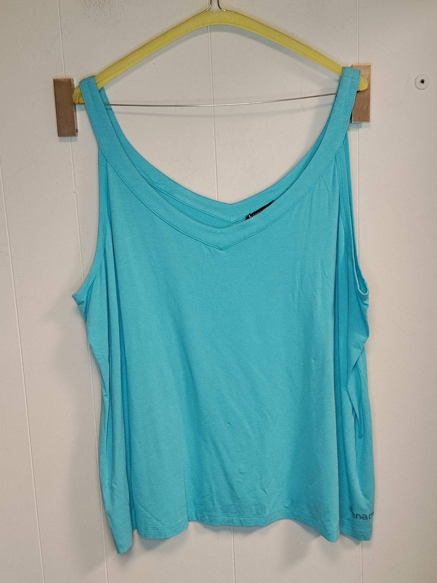 Top Donna Elena Mirò Turchese Taglia XL Canotta Curvy Scollo a V Casual Estiva
