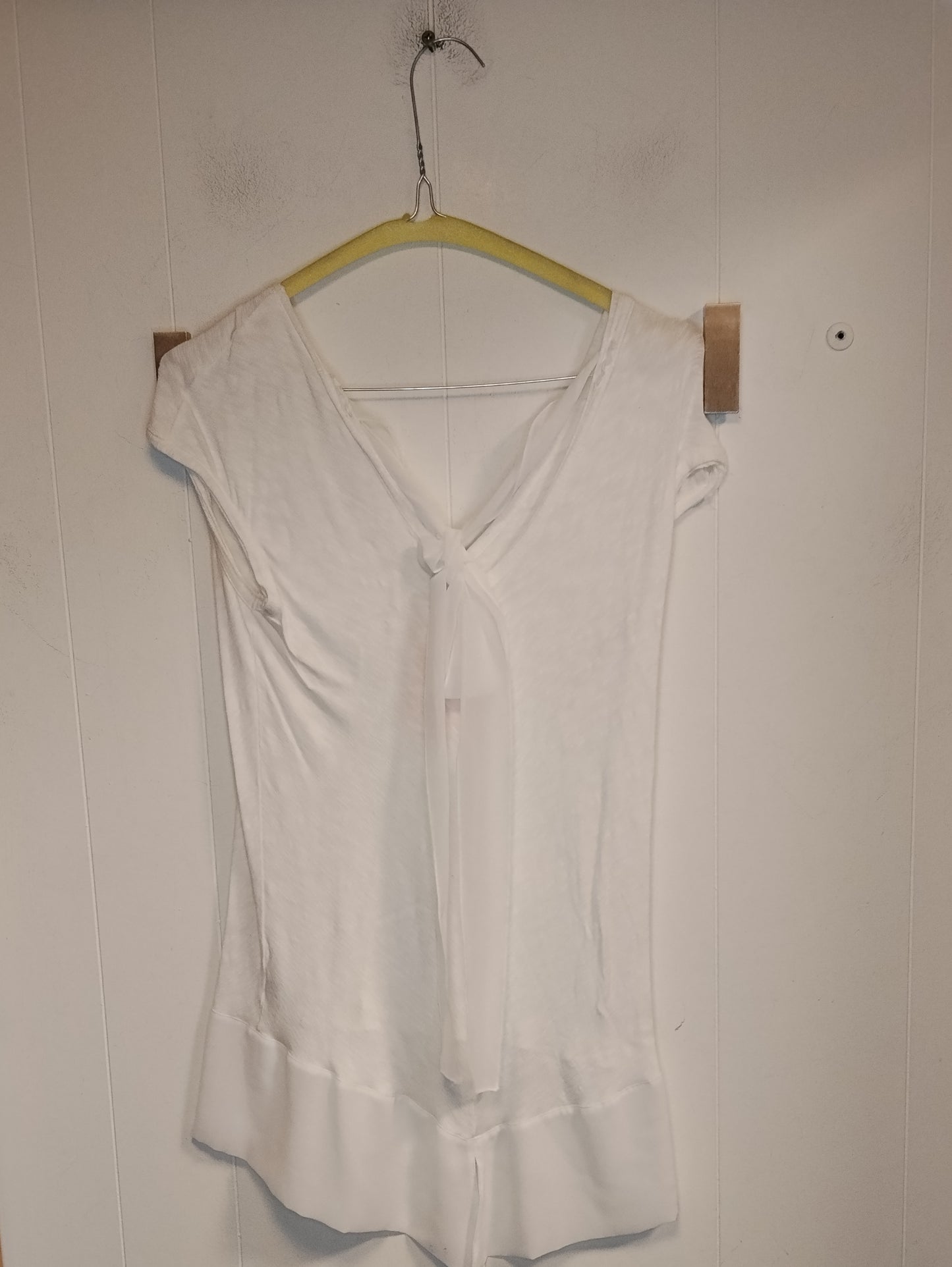 Maglia Donna Intimissimi Bianca Taglia M Scollo V Retro Incrociato
