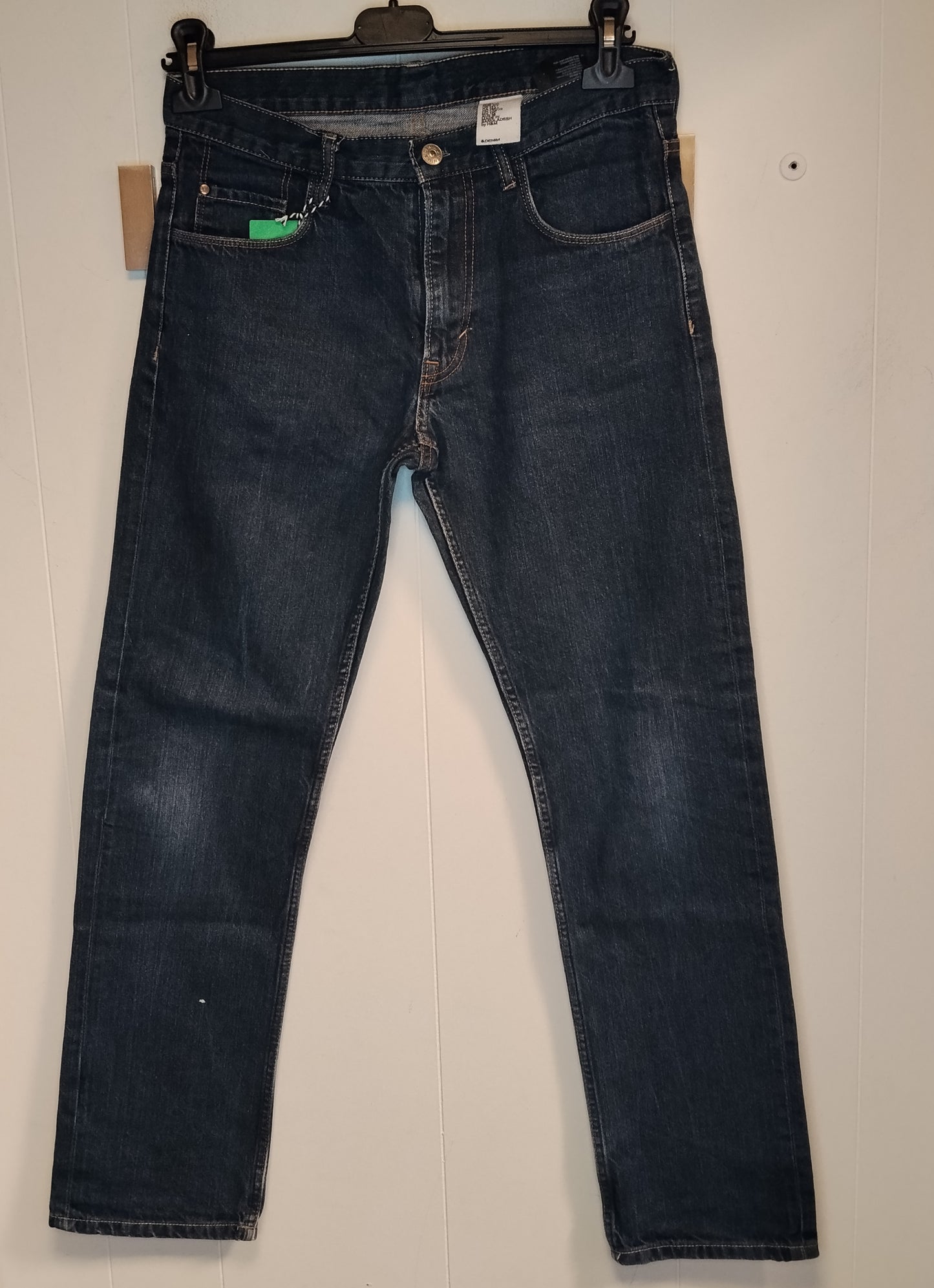 Jeans Denim Ragazzo 14 Anni 170 cm Blu Scuro Girovita 76 cm Regular Fit