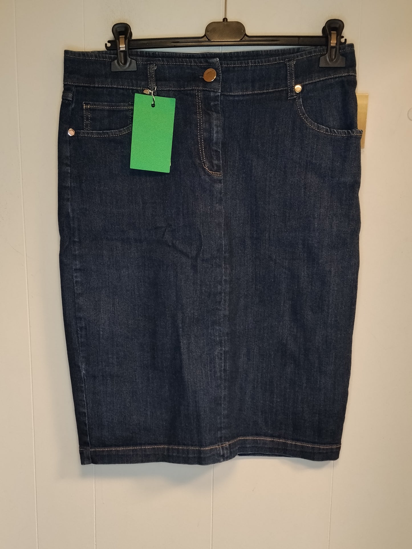 Gonna Donna Max & Co Denim Blu Taglia XL Girovita 84 cm