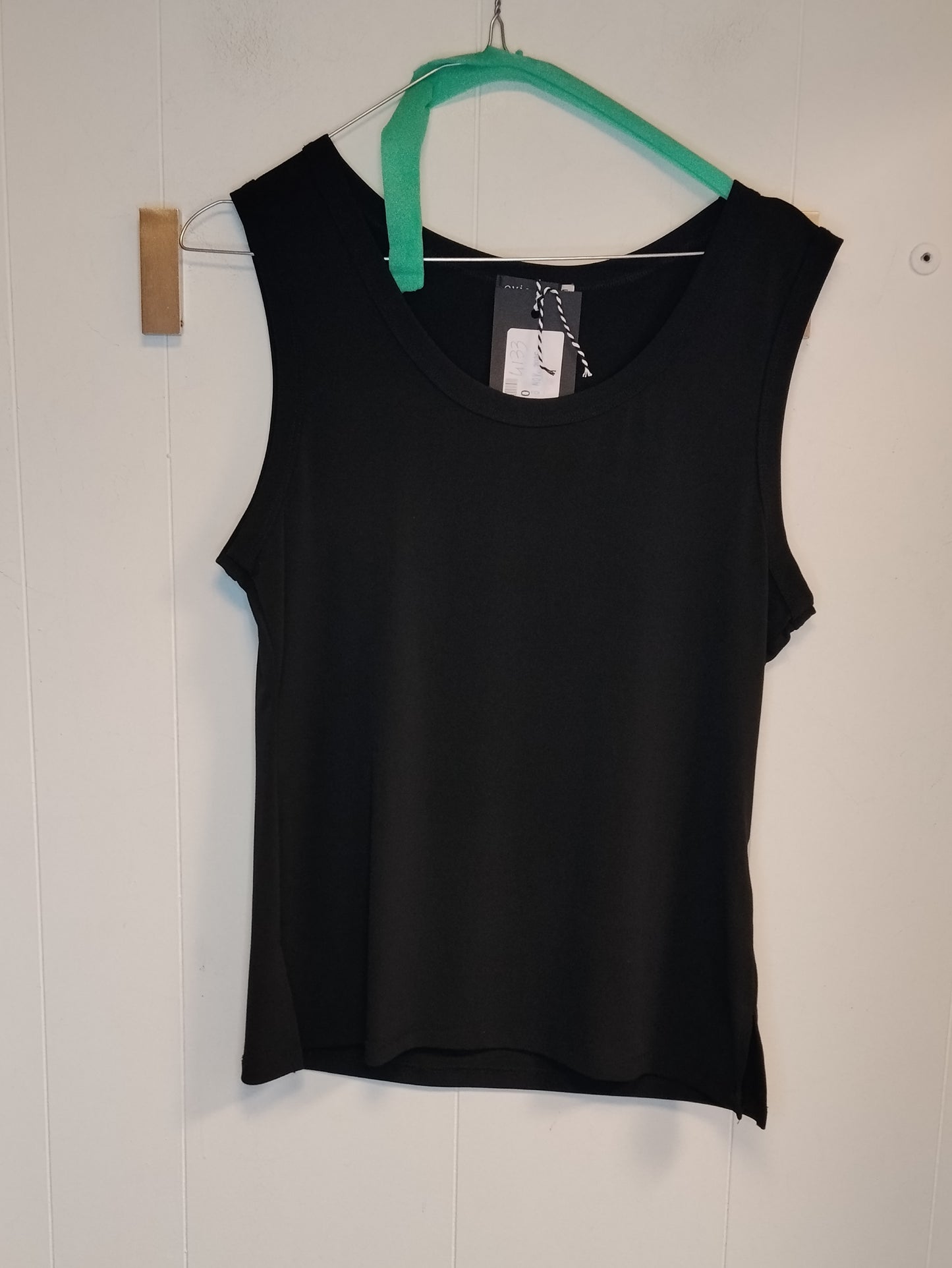 Top Donna OVS Nero Senza Maniche Taglia M Basic Elegante