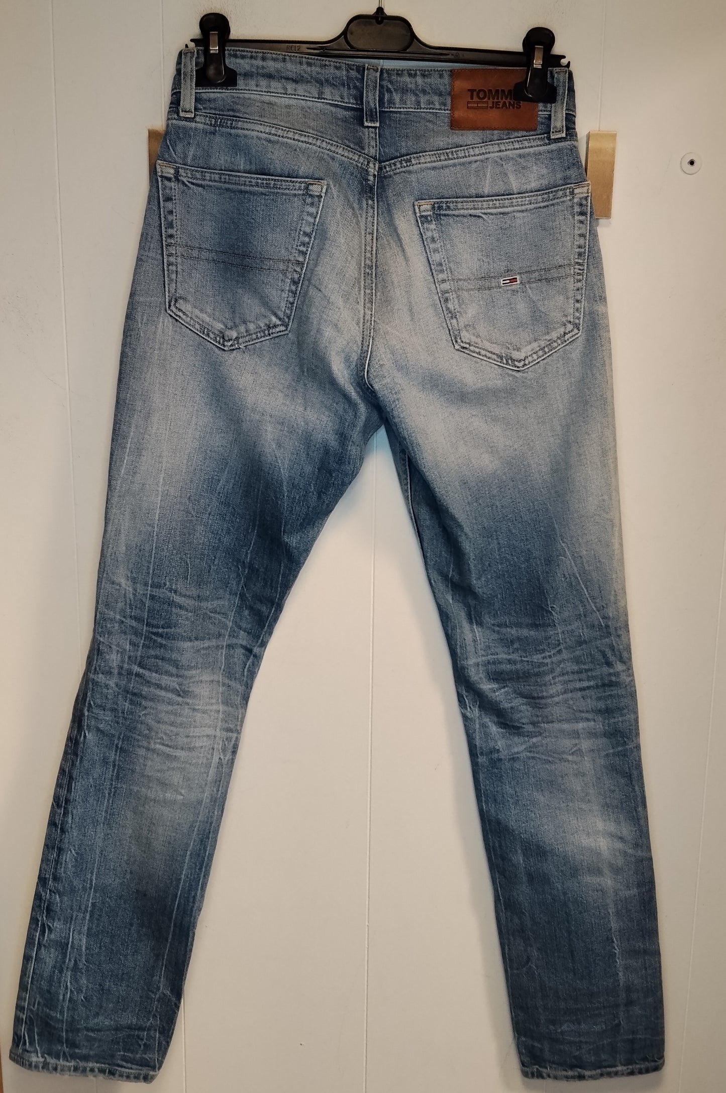 Jeans Uomo Tommy Jeans Denim Chiaro Taglia 46 Slim Fit