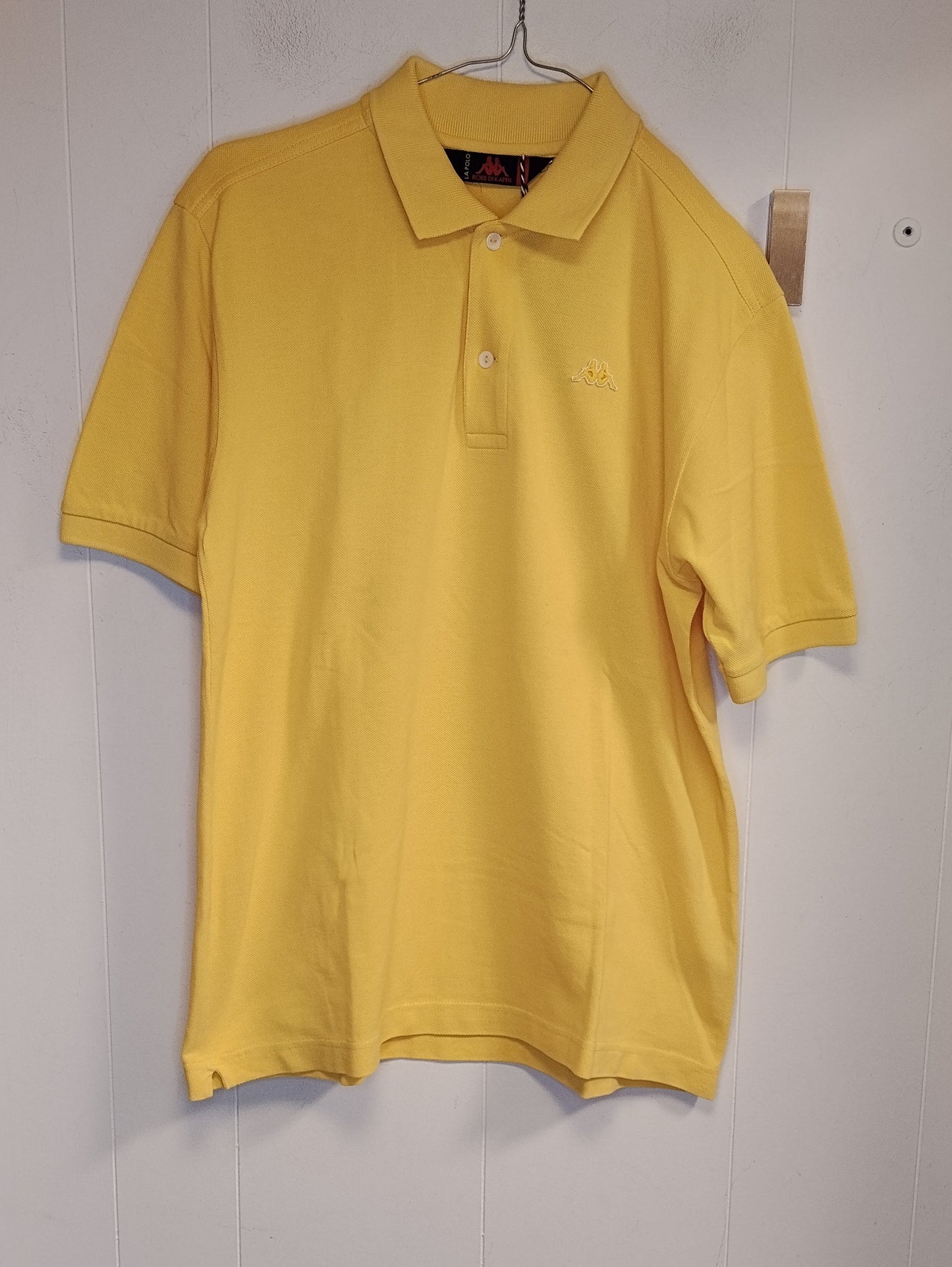 Polo Uomo Kappa Gialla Taglia M Cotone Casual