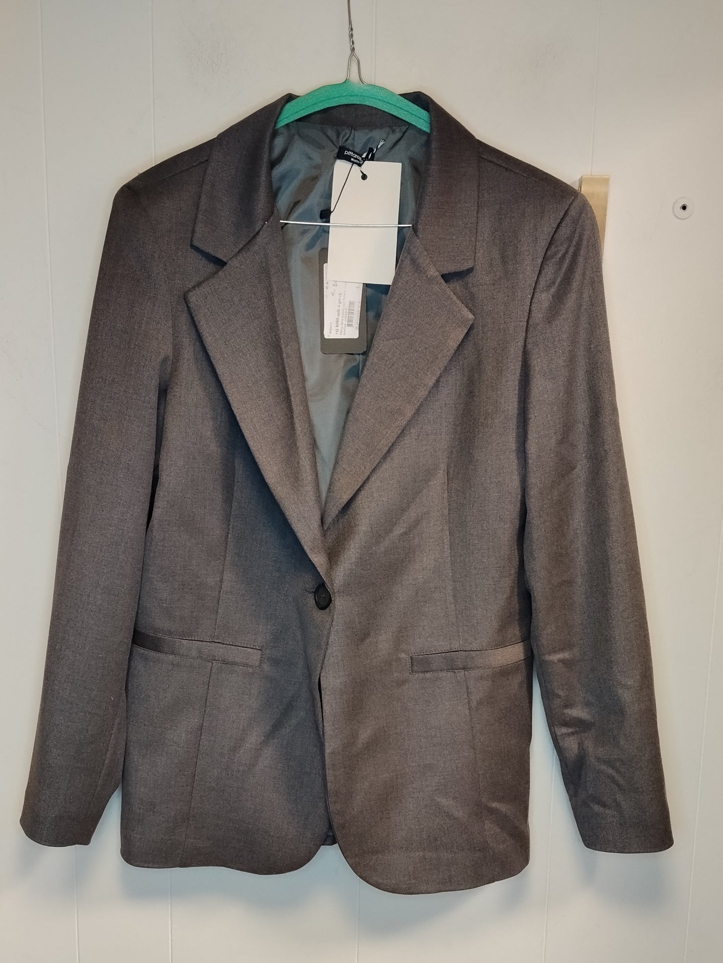 Blazer Donna Pittarello Grigio Elegante Nuovo con Cartellino Taglia L