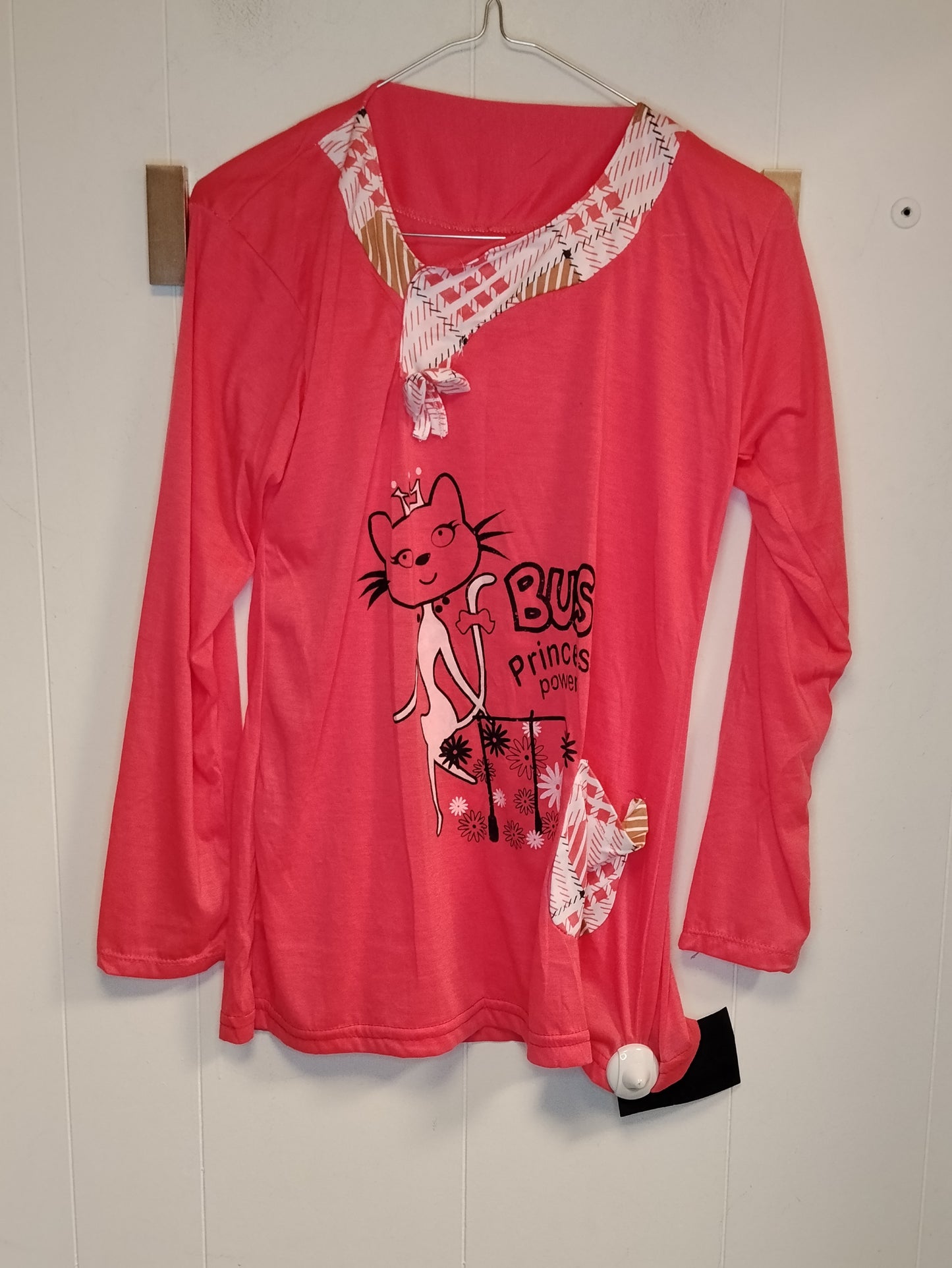 Pigiama Donna Due Pezzi Rosa Fantasia Geometrica Taglia S Girovita 52 cm