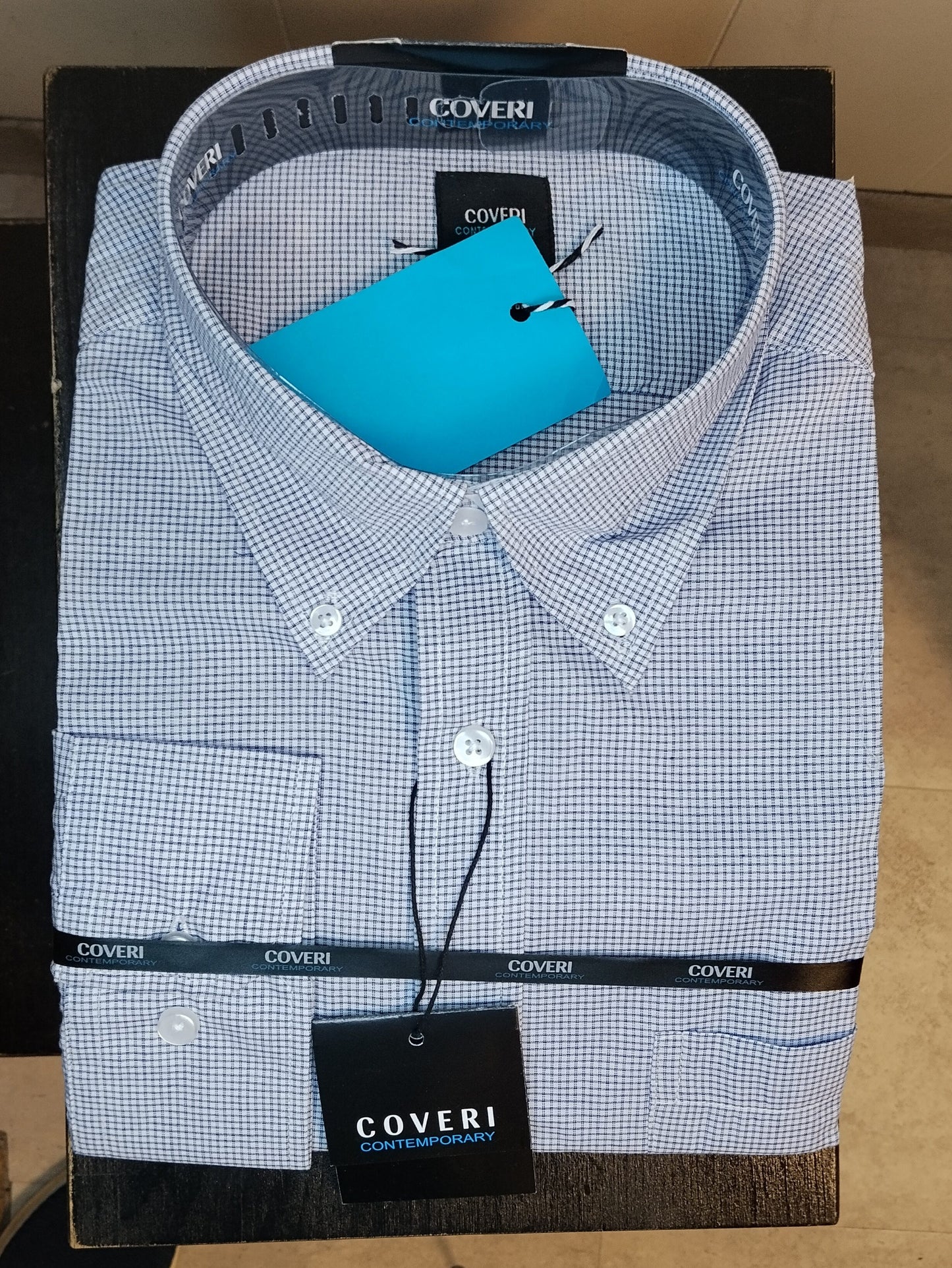 Camicia Uomo Coveri Contemporary XXL Collo 45/46 Nuova con Cartellino e Scatola