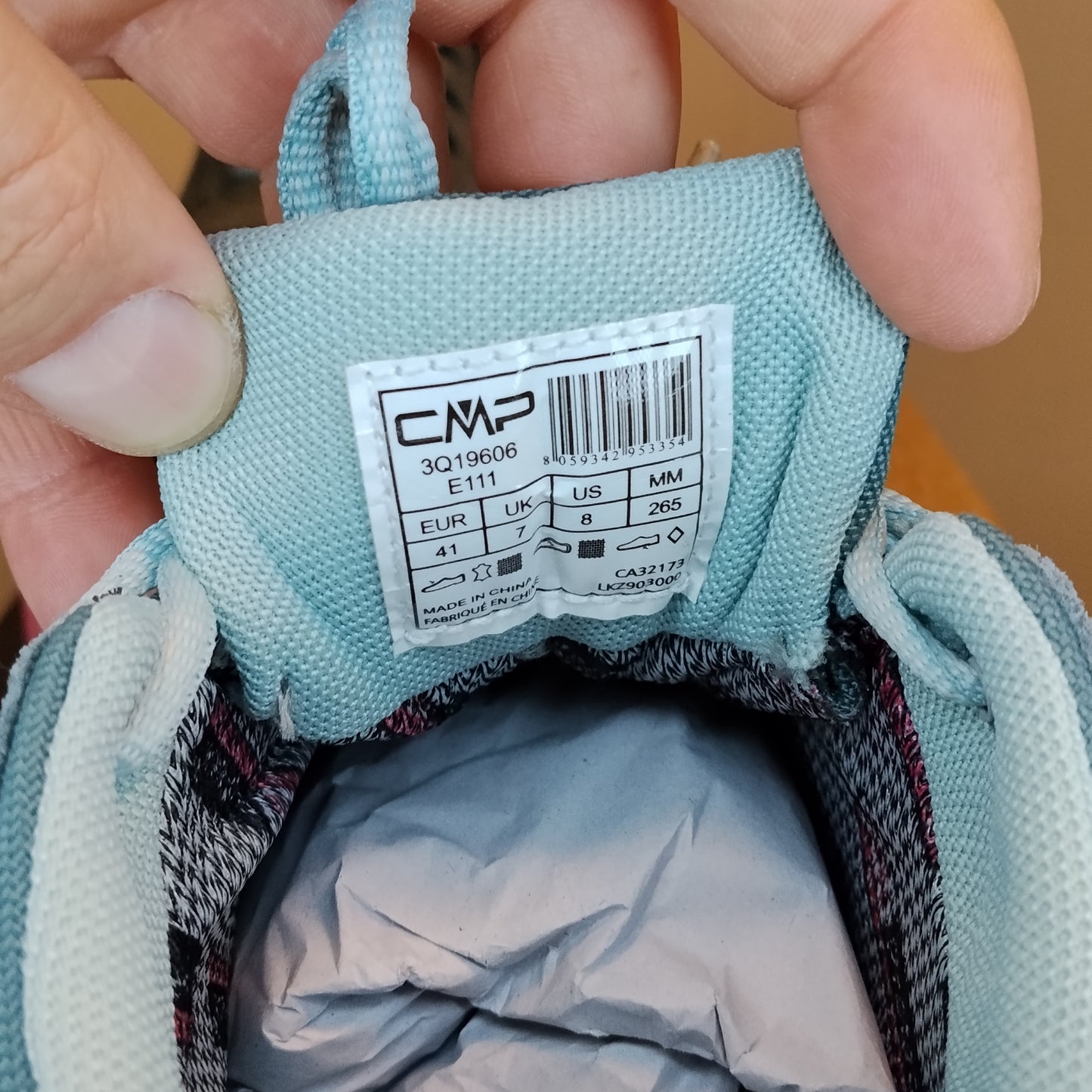 Scarpe Trekking CMP Waterproof Uomo Donna Taglia 41 Nuove con Cartellino e Scatola