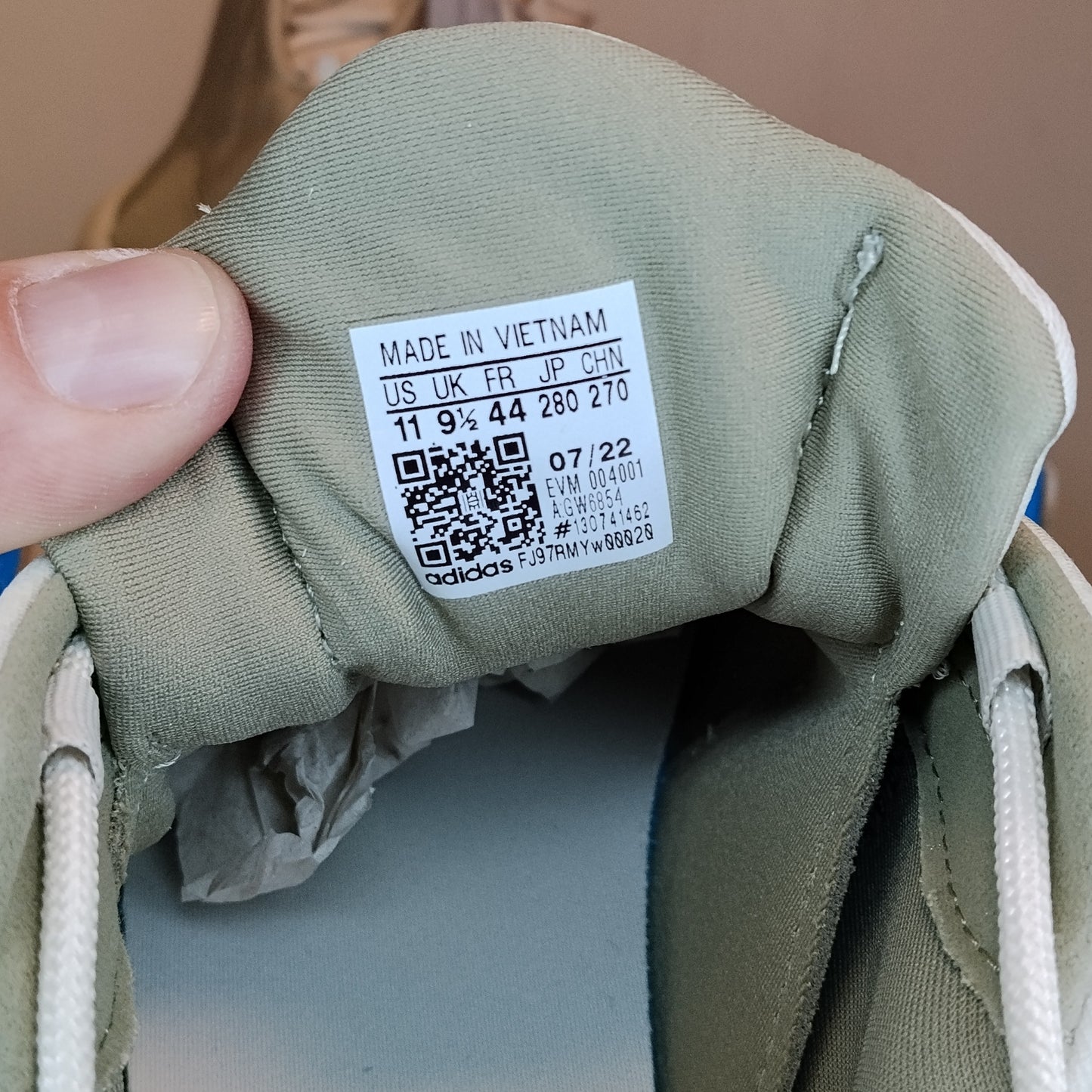 Sneakers Adidas Ozrah W Uomo Donna Taglia 43,5 Nuove con Scatola e Cartellino