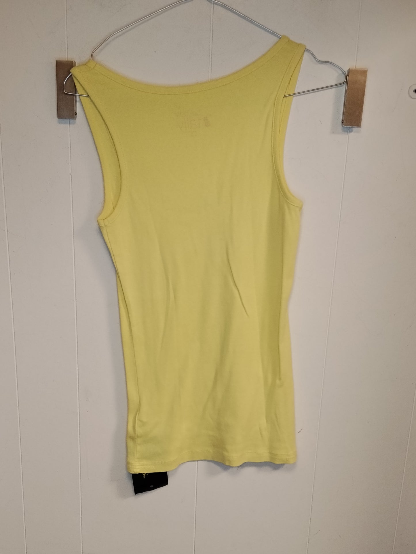 Canotta Basically Tally Donna Taglia S Gialla Elasticizzata Basic