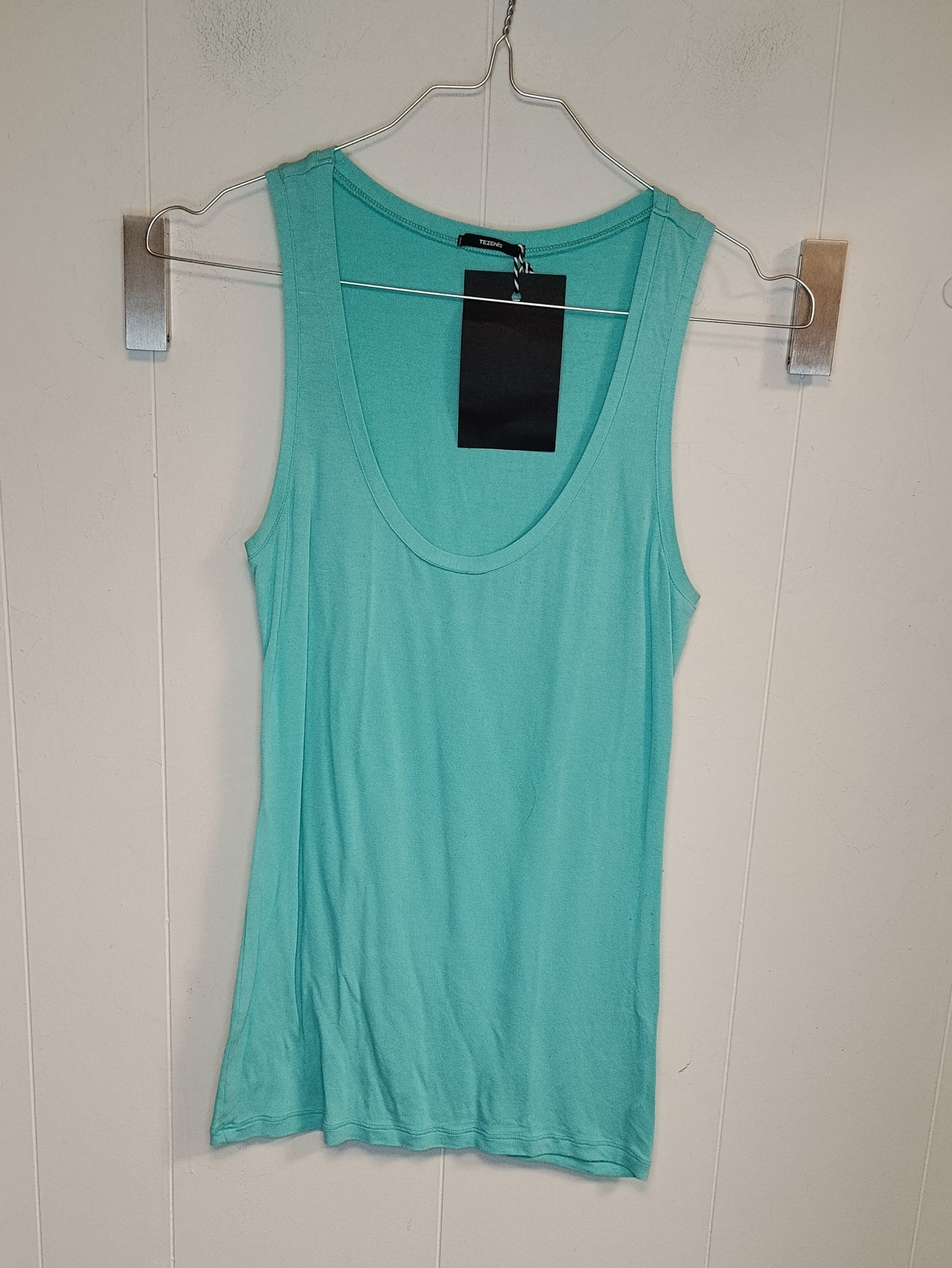Canotta Tezenis Donna Turchese Taglia S Top Basic Elasticizzato