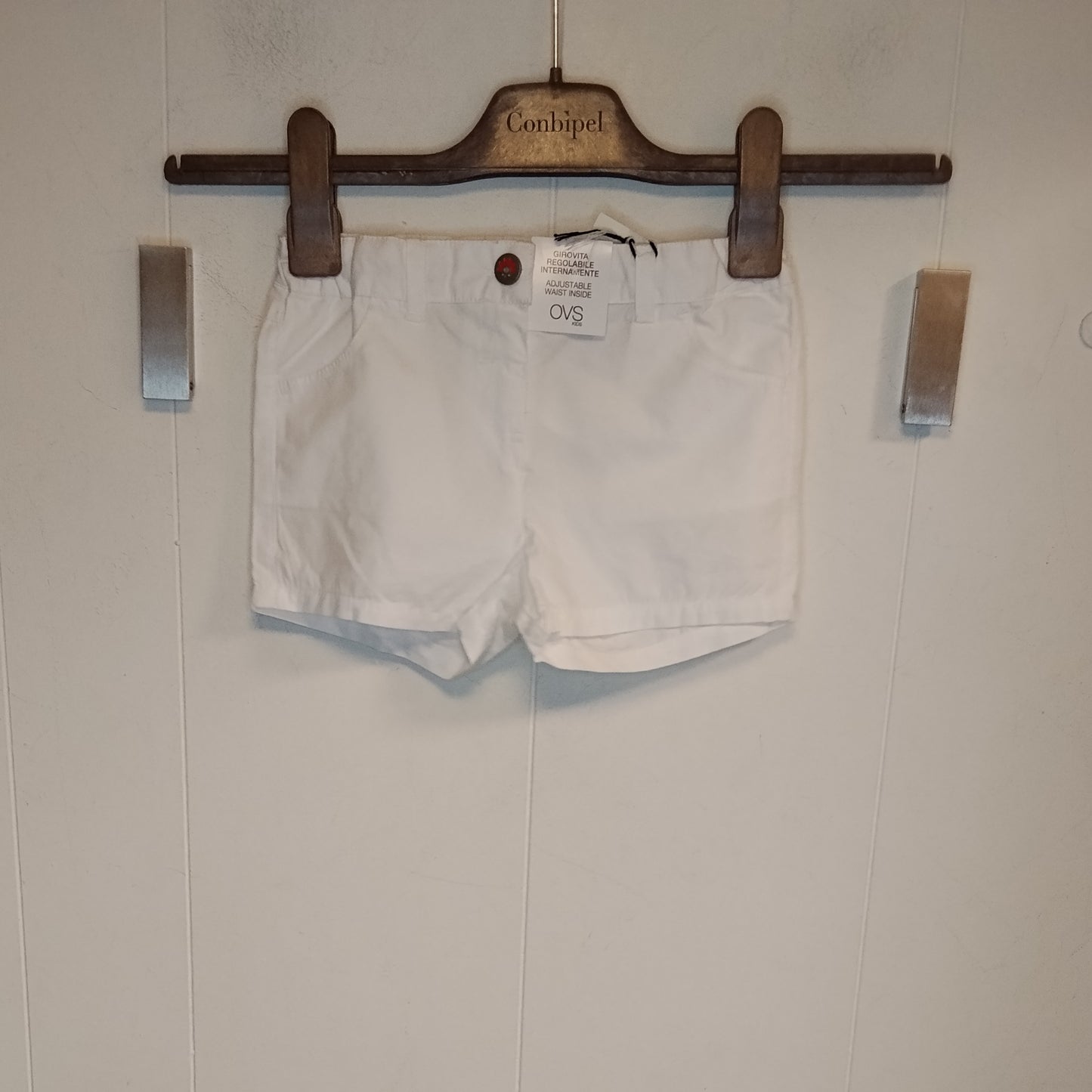 Shorts Bambina Fagottino Bianchi 24-30 Mesi 92 cm Girovita Regolabile
