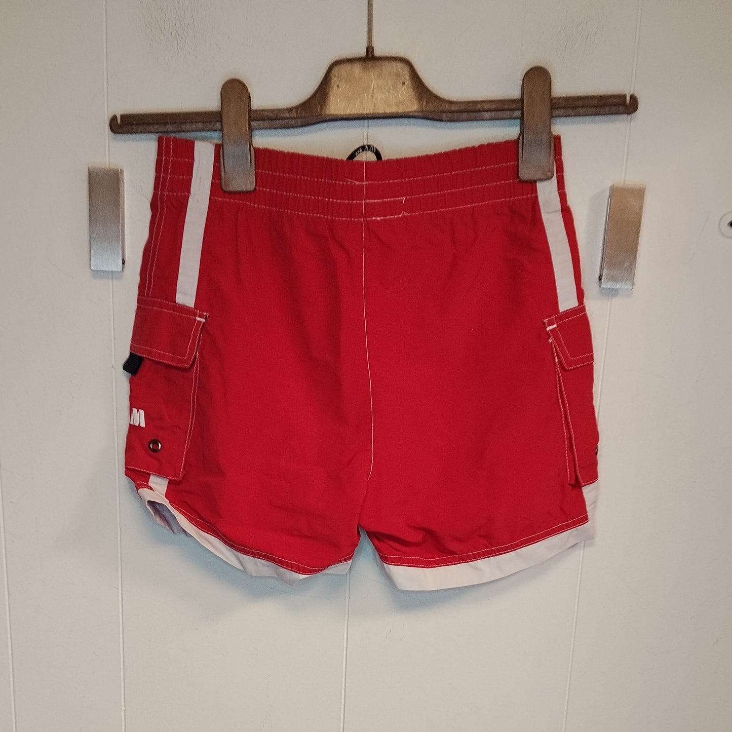 Costume Mare Bambino Slam Rosso 10 Anni 136 cm Bermuda con Tasche Cargo