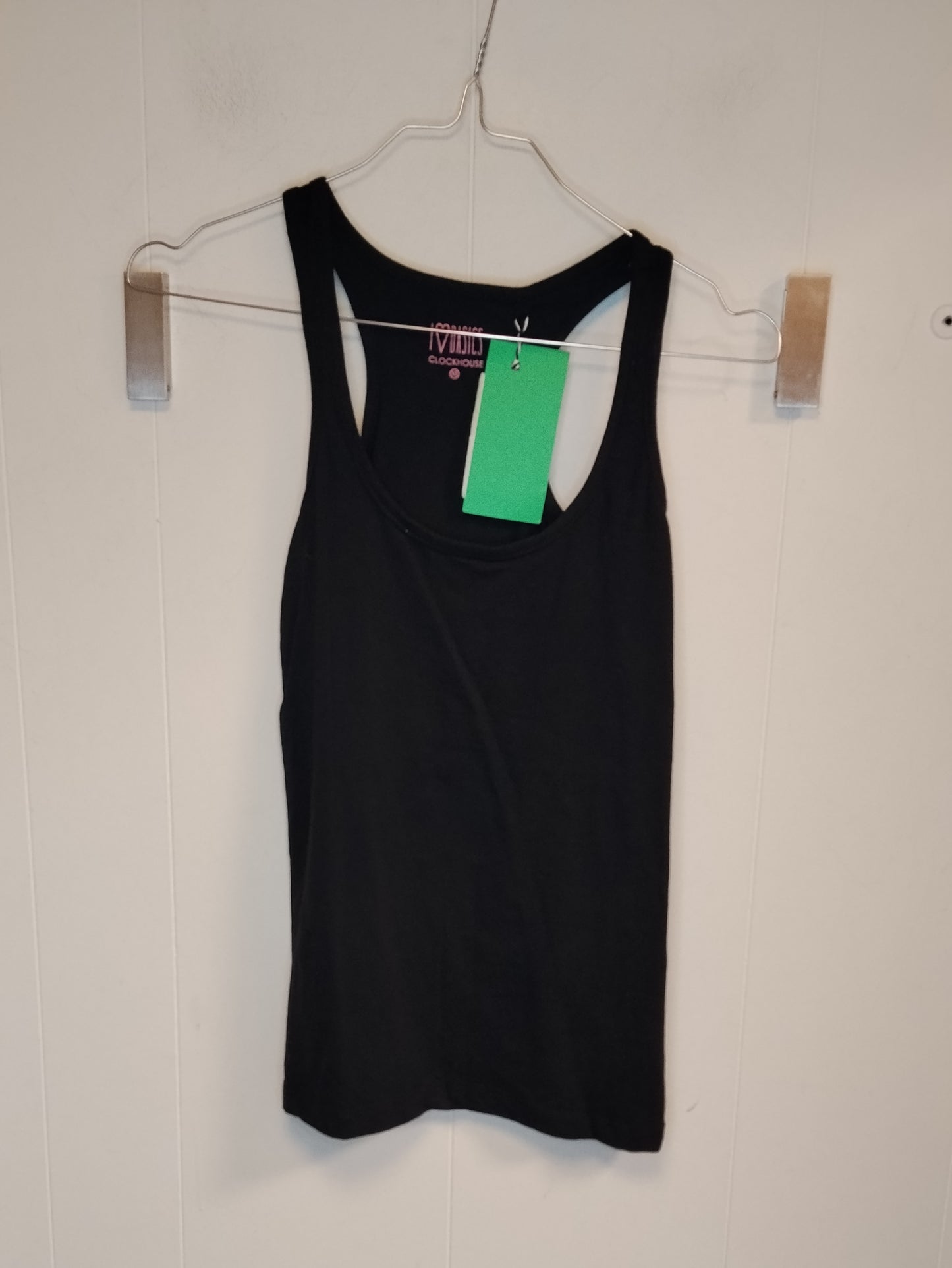 Canotta Clockhouse Donna Nera Taglia XS Modello Racerback