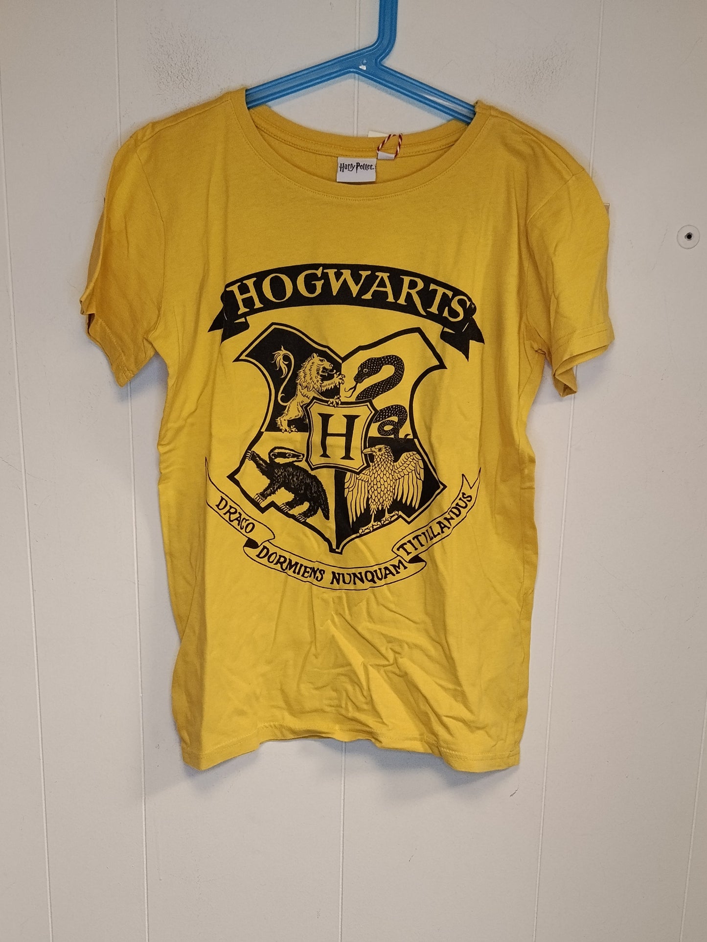 T-Shirt Harry Potter Hogwarts Taglia 13-14 Anni 158-164 cm Gialla