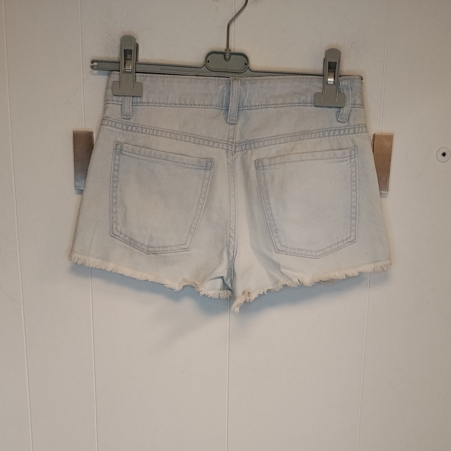 Shorts Jeans Republic of Denim Bambina 11-12 Anni 152 cm Denim Chiaro Strappato