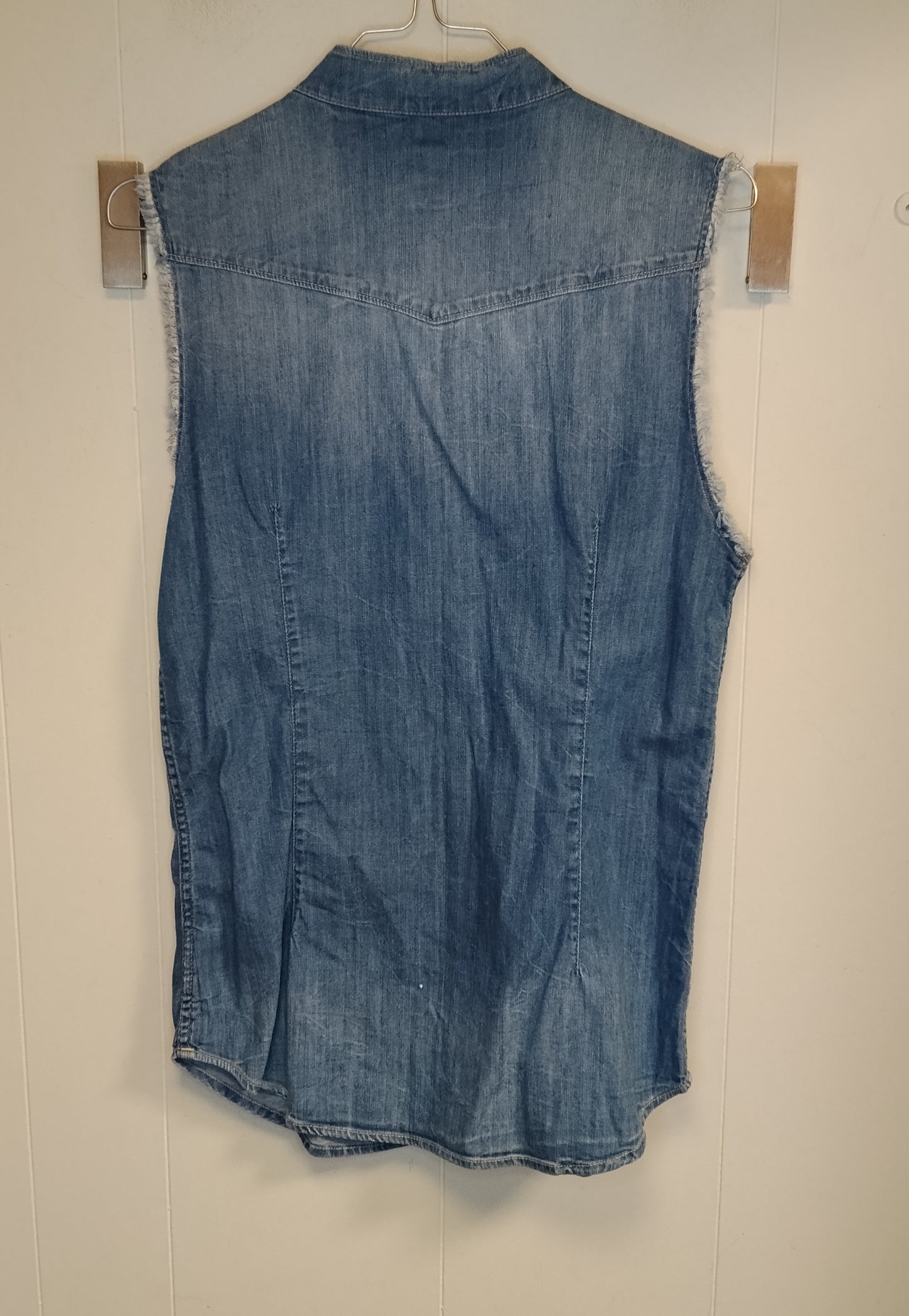 Camicia Smanicata Replay Donna Denim Chiaro Taglia XS