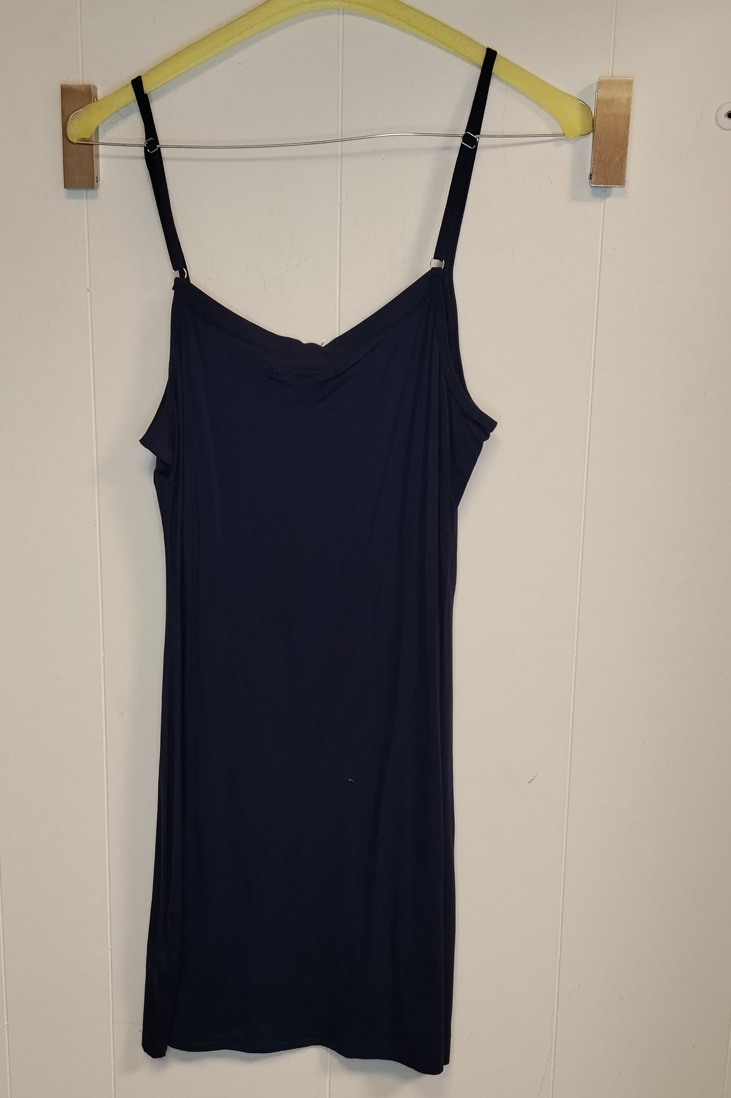 Vestito Donna Vlatom Taglia S Blu Navy Abito Sottoveste Spalline Sottili